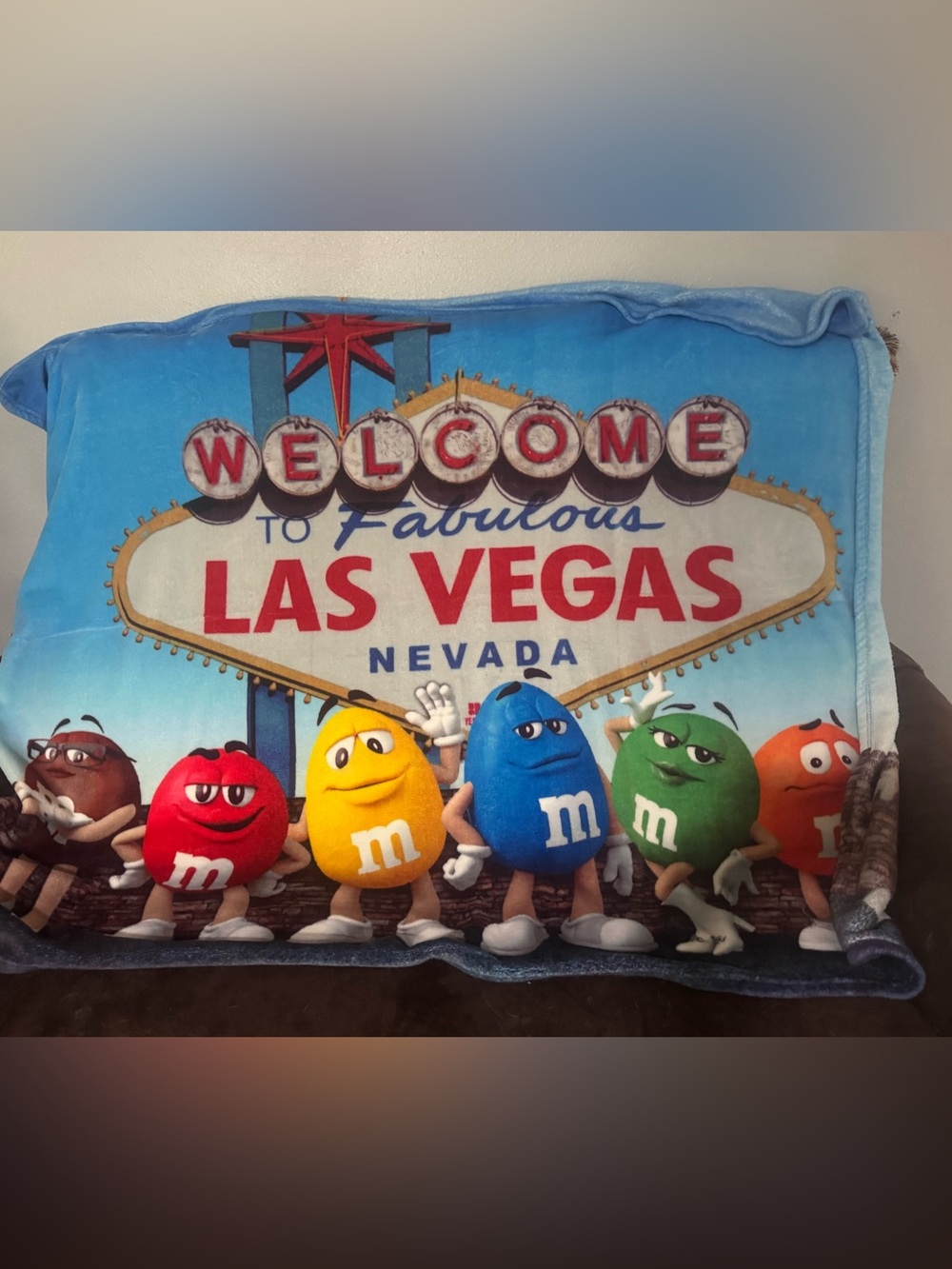 M&M's Las Vegas Welcome Fleece Throw Blanket - Multicolor
